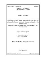 Nghiên cứu tình trạng động mạch lớn chi dưới bằng siêu âm Doppler màu ở bệnh nhân đái tháo đường typ 2 tại khoa chăm sóc bàn chân bệnh viện Nội tiêt Trung ương
