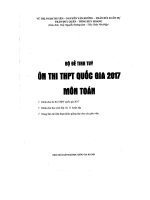 Bộ đè tinh túy luyện thi THPT quốc gia 2017  Toán