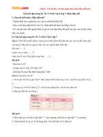 Giải bài tập trang 69, 70, 71 SGK Vật lý lớp 7: Hiệu điện thế 