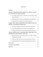 LUẬN VĂN KINH TẾ ĐỘC QUYỀN: Thị Trường Chứng Khoán Việt Nam Trước Và Sau Khi Việt Nam Gia Nhập Tổ Chức Thương Mại Thế Giới (Wto)