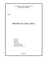 hồ sơ phòng cháy chữa cháy trường tiểu học