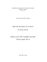Một số nguyên lý cơ bản và ứng dụng (LV tốt nghiệp)