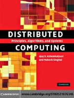 Distributed principles computing 