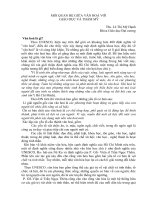 MỐI QUAN hệ GIỮA văn HOÁ với giáo dục thẩm mỹ