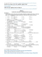 bộ đề thi tiêng anh công chức