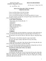 Báo cáo tổng kết nhiệm kì 20152016