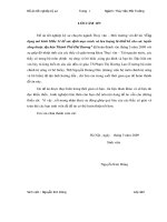 Ứng dụng mô hình mike 11 để xác định mực nước và lưu lượng lũ thiết kế cho các tuyến sông thuộc địa bàn thành phố Hải Dương