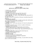 CHƯƠNG TRÌNH HỌP MẶT 083