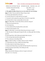 Đề thi học kì 1 môn Giáo dục công dân lớp 7 trường THCS Huỳnh Thúc Kháng, Quảng Nam năm học 2016  2017 