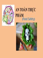 Bài giảng an toàn thực phẩm