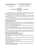 QUY CHẾ SỬ DỤNG ĐIỆN TIẾT KIỆM