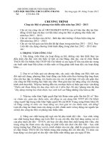 Chương trình công tác đôi năm học 2012  2013