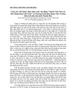 BÁO cáo THAM LUẬN NGƯỜI VIỆT DÙNG HÀNG VIỆT  bản chuẩn