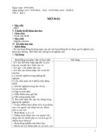 giáo án khoa học tự nhiên 6 Vnen trường học mới