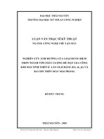 Nghiên cứu ảnh hưởng của loại dung dịch trơn nguội tới chất lượng bề mặt gia công khi mài tinh thép ổ lăn SUJ2 bằng đá mài Al203 và đá CBN trên máy mài ph