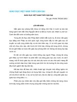 GIÁO DỤC VIỆT NAM THỜI CẬN DẠI