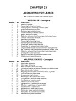 Test bank with answers for intermediate accounting 13e by kieso chapter 21 