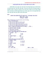 65 ĐỀ KIỂM TRA ÔN LUYỆN MÔN TOÁN LỚP 4