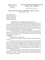 Bài thu hoạch BDTX Tiểu học Module 31323435