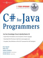 C for java programmer 