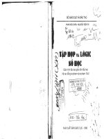 Tập hợp và logic số học (giáo trình đào tạo giáo viên tiểu học hệ cao đẳng sư phạm và sư phạm 12+2) 