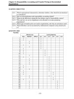 Test bank with answers for cost accounting 6e by raiborn and kinney chapter 13 