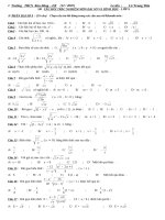101CAU HOI TRAC NGHIEM TOAN 9 ôn THI QUỐC GIA năm 2016 2017