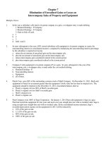 Test bank with answers for  advanced accounting 3e by jeter chapter 07 