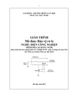 GIÁO TRÌNH BẢO VỆ RƠ LE