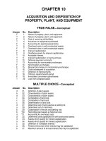 Test bank with answers  intermediate accounting 12e by kieso chapter 10 