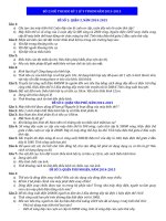 23 đề thi HKII vật lý 9