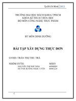 Xây dụng thực đơn cho phụ nữ mang thai