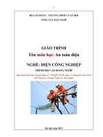 GIÁO TRÌNH AN TOÀN ĐIỆN