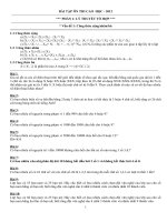 Ôn thi cao học Học viện Bưu chính Viễn Thông  Lý thuyết tổ hợp