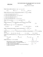 ĐỀ ÔN THI THPT QG MÔN TOÁN CÓ ĐÁP ÁN