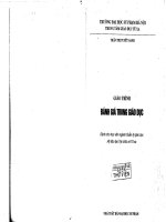 Giáo trình đánh giá trong giáo dục (dành cho học viên ngành quản lý giáo dục hệ đào tạo tại chức và từ xa) 