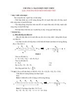 đề cương mạch điện