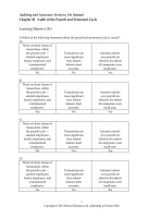 Test bank with answers for auditing and assurance services 14e by alvin a arens and randal j elder chapter 20 