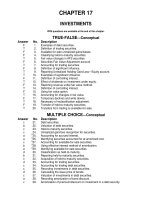 Test bank with answers for intermediate accounting 13e by kieso chapter 17 