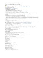 Học sửa chữa điện lạnh ô tô