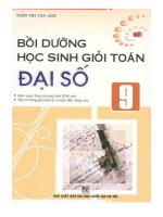 Sách Bồi dưỡng học sinh giỏi Toán Đại số 9