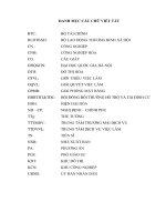 LUẬN VĂN KINH TẾ ĐỐC QUYỀN: Việc Làm Cho Người Dân Sau Khi Nhà Nước Thu Hồi Đất Ở Quận Cầu Giấy, Thành Phố Hà Nội