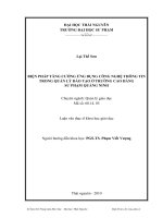 Biện pháp tăng cường ứng dụng công nghệ thông tin quản lý trong đào tạo ở trường Cao đẳng Sư phạm Quảng Ninh