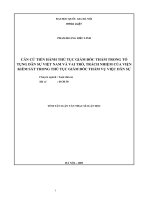 Căn cứ tiến hành thủ tục giám đốc thẩm trong tố tụng dân sự Việt Nam và vai trò, trách nhiệm của viện kiểm sát trong thủ tục giám đốc thẩm vụ việc dân sự