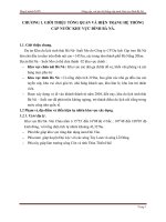 Nâng cấp, cải tạo hệ thống cấp nước khu vực đỉnh Bà Nà