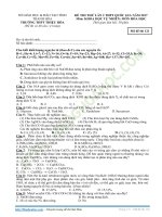 De thi thu mon hoa truong THPT thieu hoa   thanh hoa lan 1    2017 