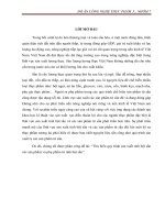 Đồ án sắn và các sản phẩm từ sắn