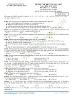 de thi thu mon hoa truong thpt thanh mien hai duong lan 1 