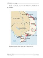 Tiểu luận Cuộc tổng tấn công và nổi dậy tết mậu thân 1968  ý nghĩa và bài học lịch sử