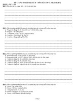 DE CUONG ON TAP HOA 11 HOC KI 2